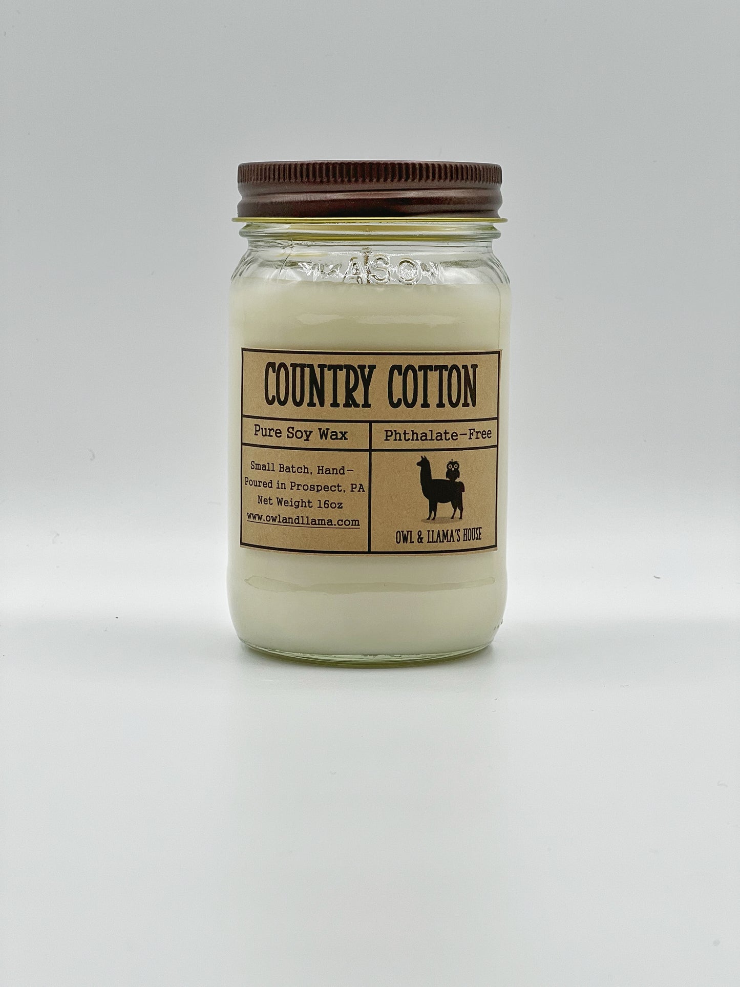 Country Cotton Farmhouse Candle